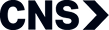 A navy-blue stylized "CNS" logo with a right-pointing chevron sits centered on a plain white background.